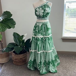 FARM Rio Macaw 2 Piece Skirt Set Sz M